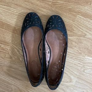 Corso Como Floral flats, black, 6 1/2M